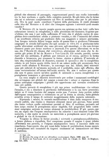 Il policlinico. Sezione medica