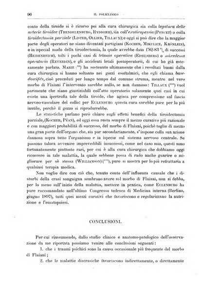 Il policlinico. Sezione medica