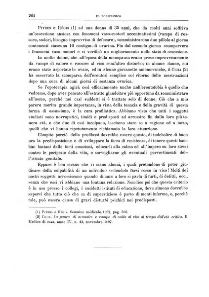 Il policlinico. Sezione medica