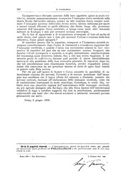 Il policlinico. Sezione medica