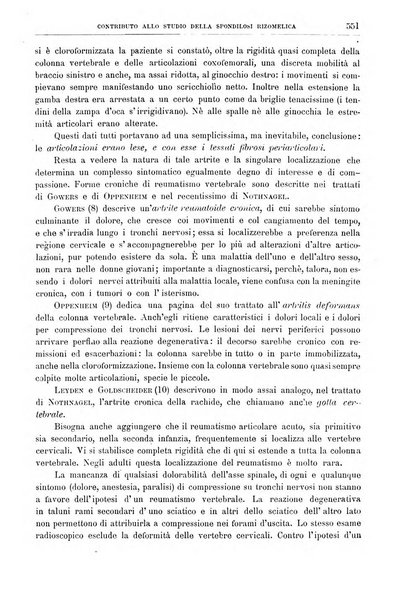 Il policlinico. Sezione medica