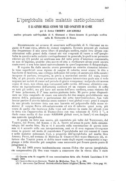 Il policlinico. Sezione medica