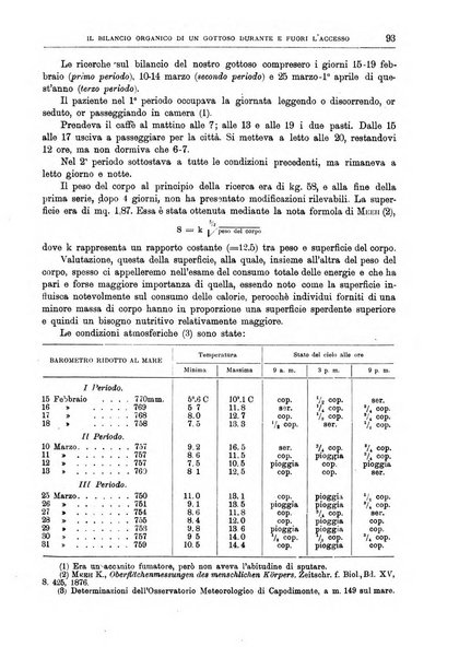 Il policlinico. Sezione medica