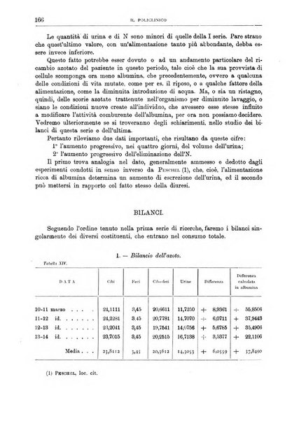 Il policlinico. Sezione medica