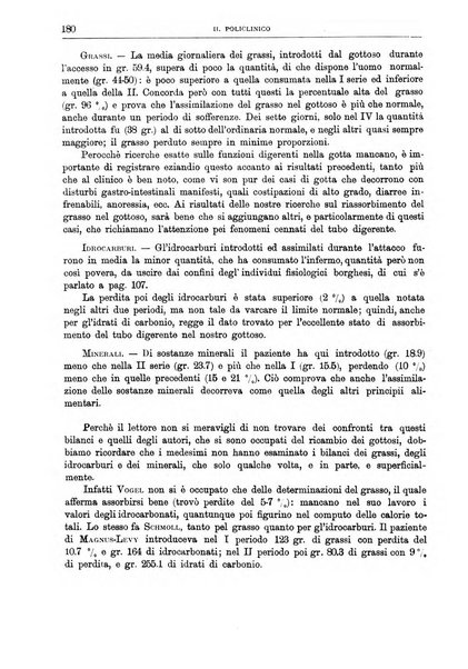 Il policlinico. Sezione medica