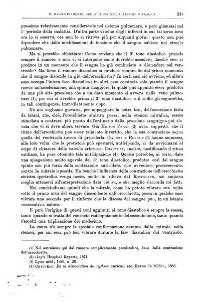 Il policlinico. Sezione medica