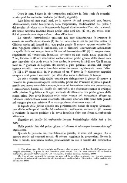 Il policlinico. Sezione medica