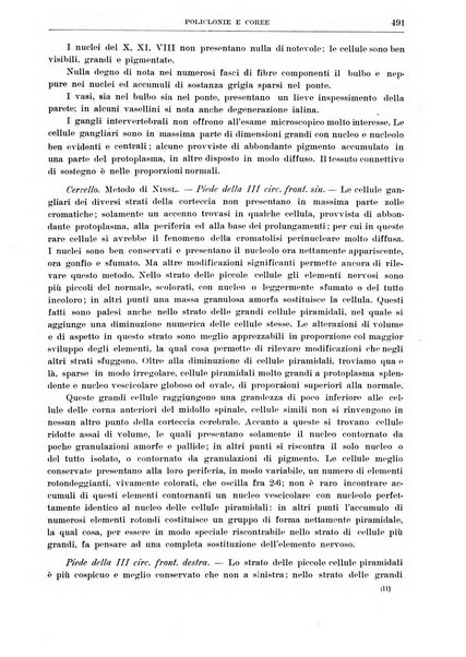 Il policlinico. Sezione medica