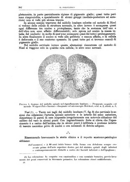 Il policlinico. Sezione medica