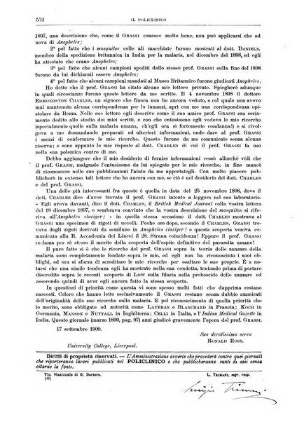 Il policlinico. Sezione medica