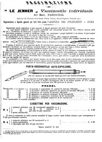 Il policlinico. Sezione medica