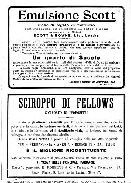 Il policlinico. Sezione medica