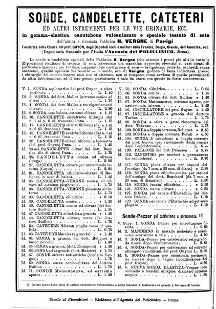 Il policlinico. Sezione medica