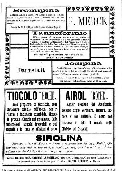 Il policlinico. Sezione medica