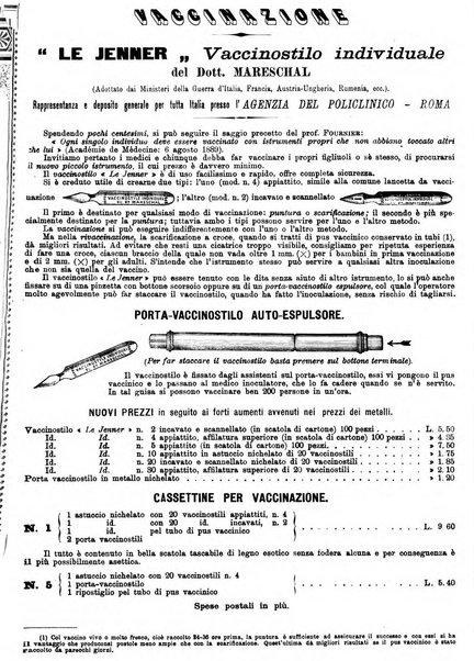 Il policlinico. Sezione medica