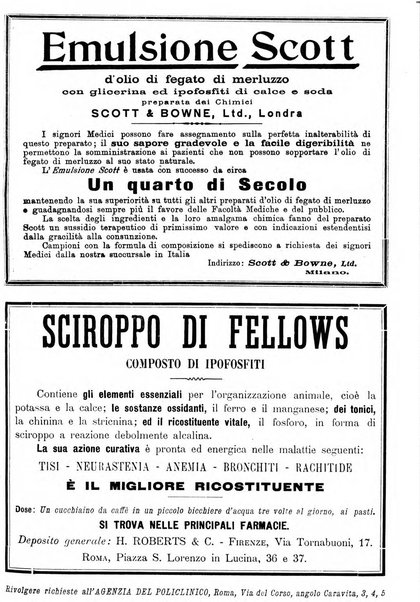 Il policlinico. Sezione medica