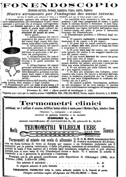 Il policlinico. Sezione medica