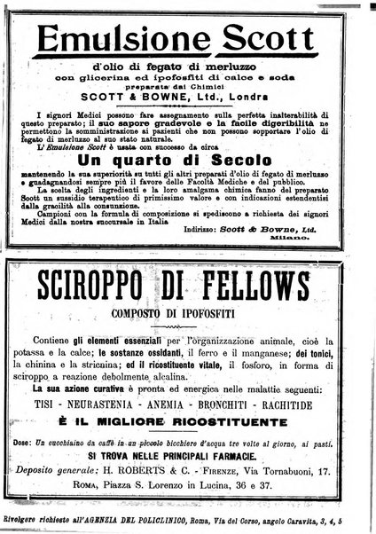 Il policlinico. Sezione medica