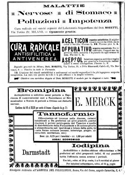 Il policlinico. Sezione medica