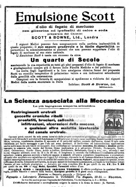 Il policlinico. Sezione medica