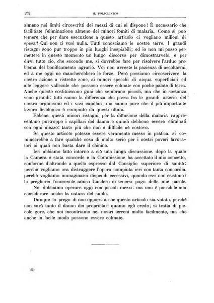 Il policlinico. Sezione medica