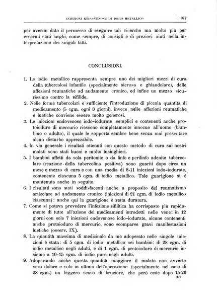 Il policlinico. Sezione medica