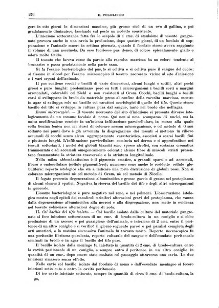 Il policlinico. Sezione medica