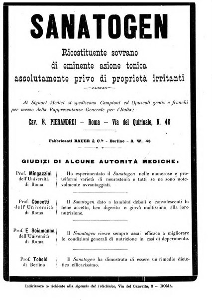 Il policlinico. Sezione medica