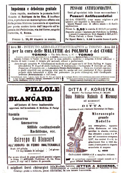 Il policlinico. Sezione medica