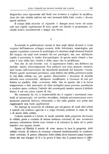 Il policlinico. Sezione medica