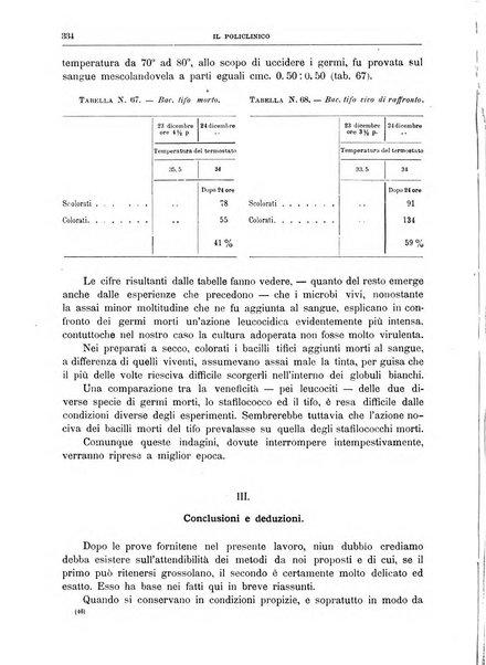 Il policlinico. Sezione medica