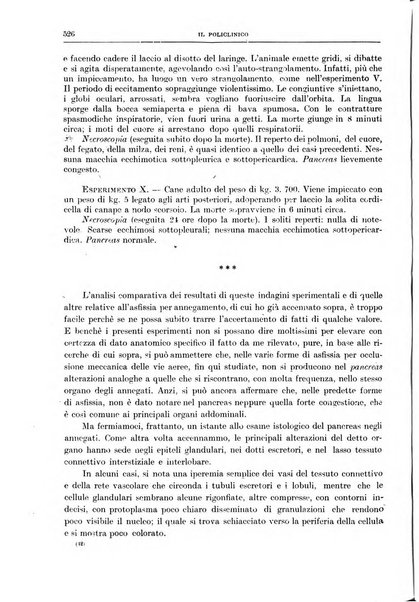 Il policlinico. Sezione medica