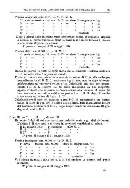 Il policlinico. Sezione medica