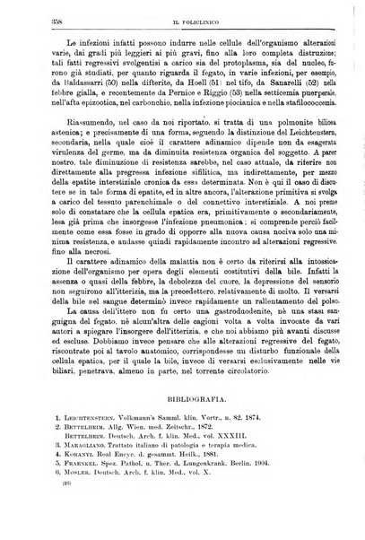 Il policlinico. Sezione medica