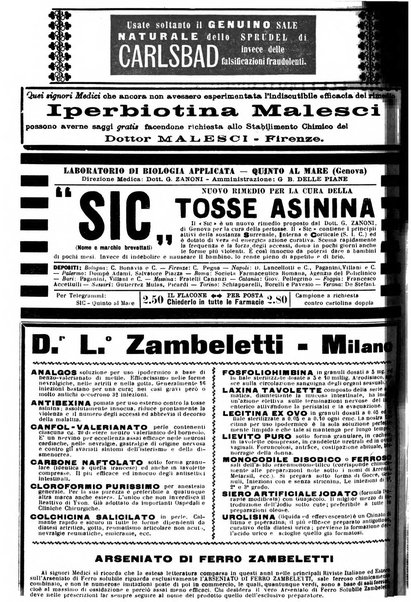 Il policlinico. Sezione medica