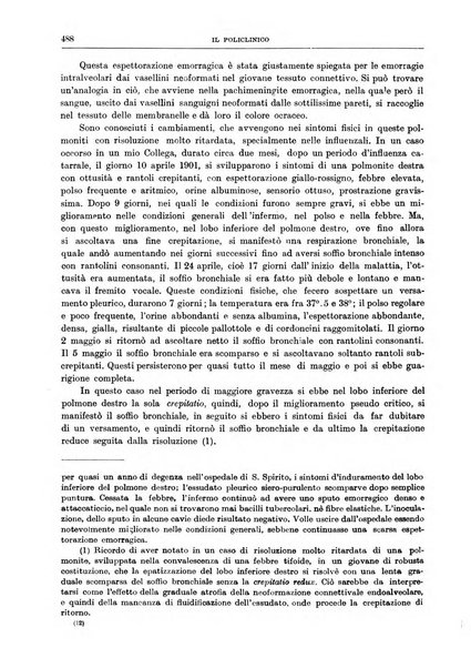 Il policlinico. Sezione medica