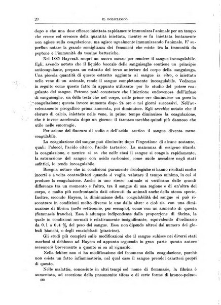 Il policlinico. Sezione medica