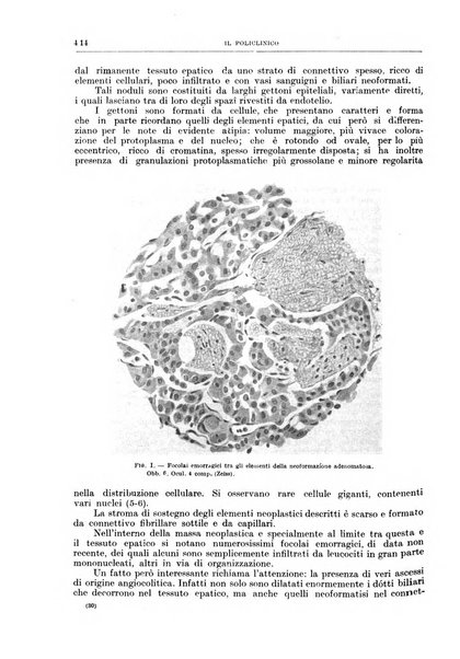 Il policlinico. Sezione medica