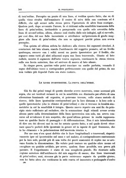 Il policlinico. Sezione medica