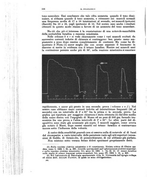 Il policlinico. Sezione medica