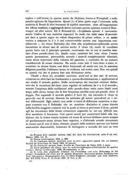 Il policlinico. Sezione medica