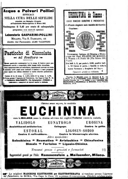 Il policlinico. Sezione medica