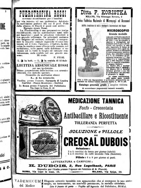 Il policlinico. Sezione medica