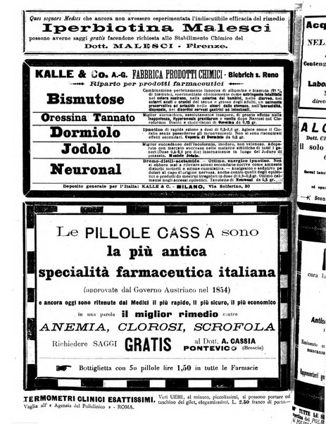 Il policlinico. Sezione medica