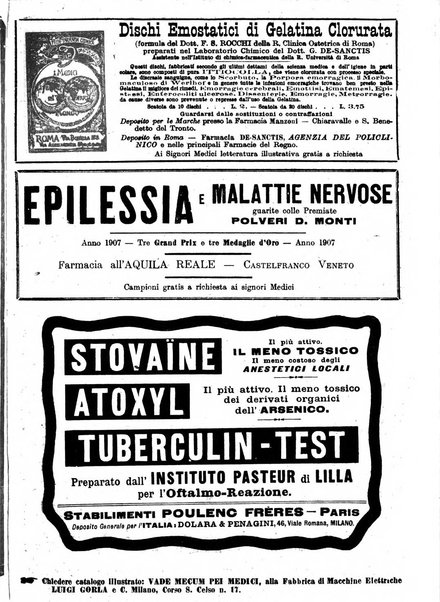 Il policlinico. Sezione medica