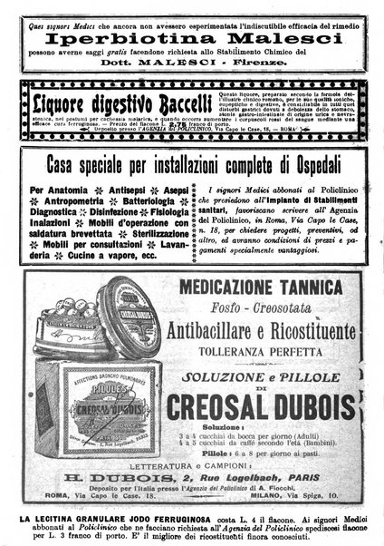 Il policlinico. Sezione medica