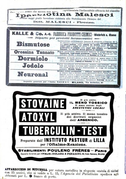 Il policlinico. Sezione medica