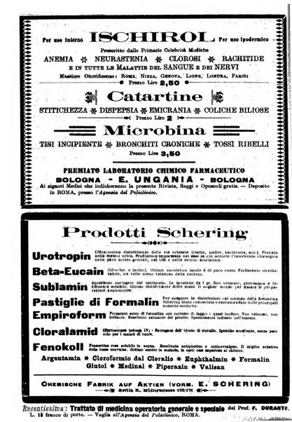 Il policlinico. Sezione medica