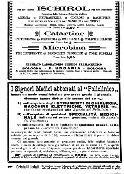 Il policlinico. Sezione medica