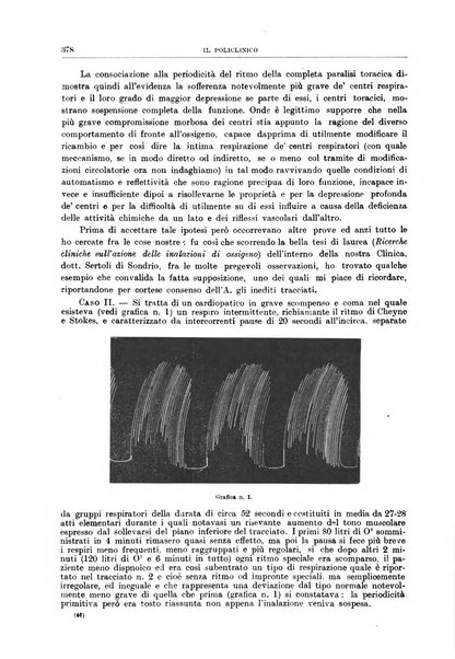 Il policlinico. Sezione medica